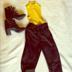 American Apparel 28/29 high waist stretchy denim